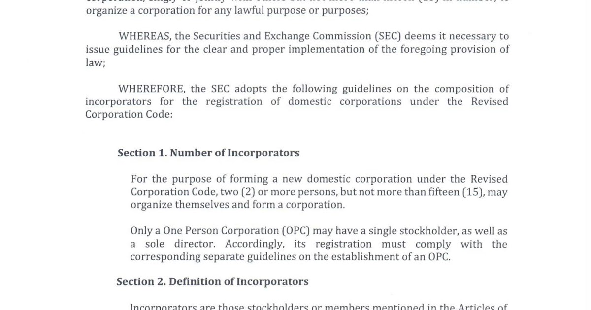 philippine real estate laws Guidelines on the Number and