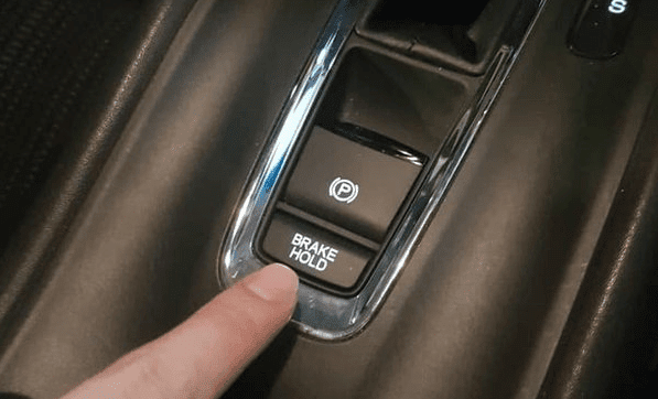 How to use an automatic brake hold system in Honda HRV
