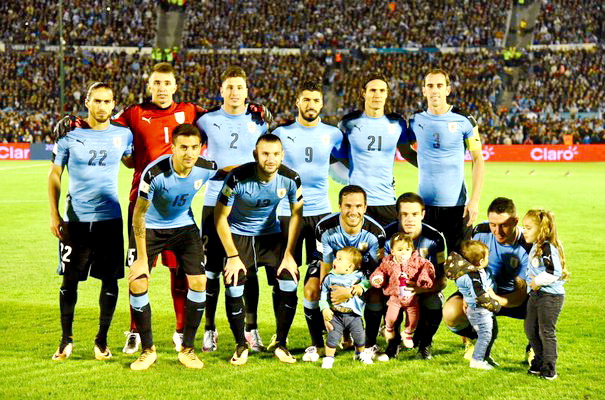 SELECCIÓN DE URUGUAY contra Argentina 31/08/2017 Clasificación Mundial