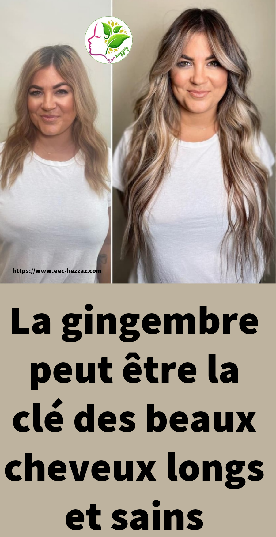 La gingembre peut être la clé des beaux cheveux longs et sains