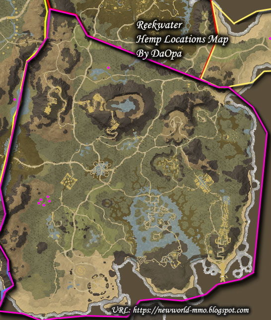New World Reekwater hemp map