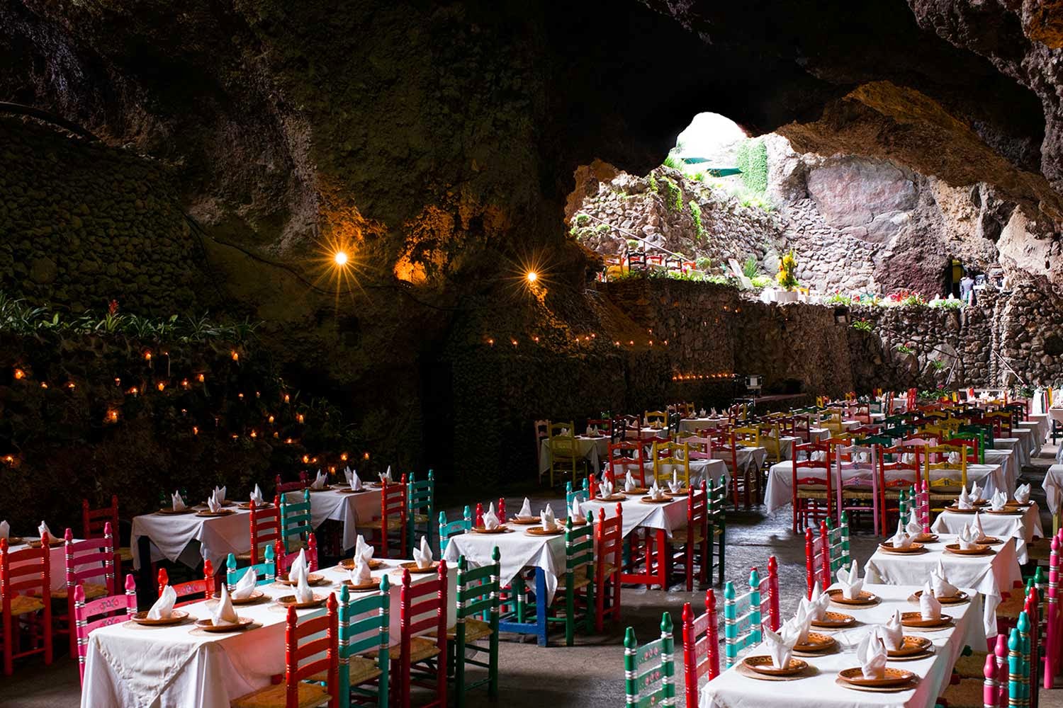 Trans World Travel A Unique Restaurant Deep Inside a Cave near the