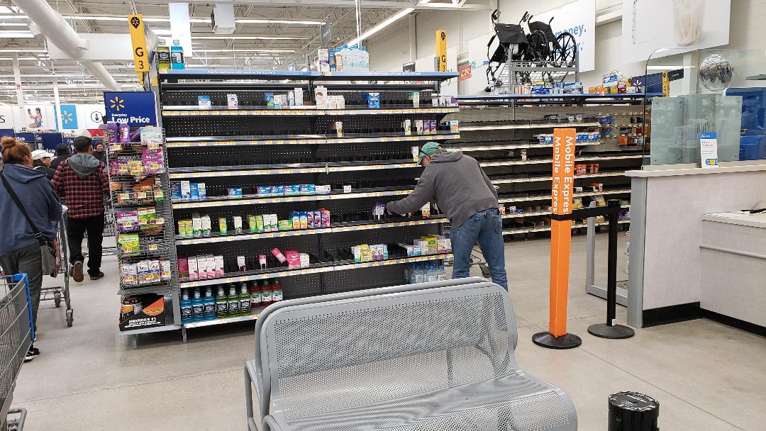 Armand's Rancho Del Cielo Empty Shelves At Walmart