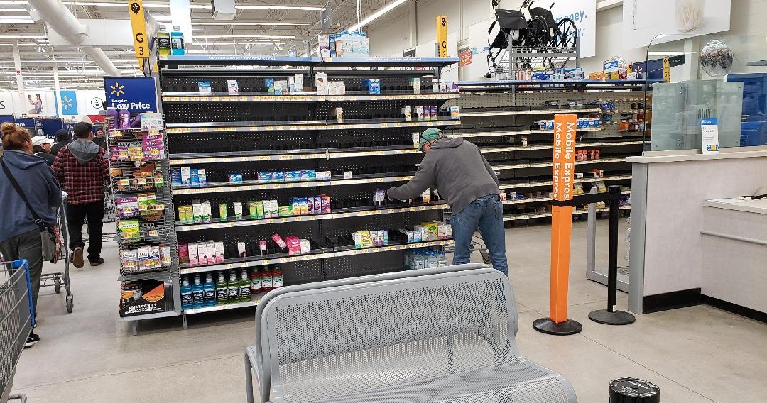Armand's Rancho Del Cielo Empty Shelves At Walmart