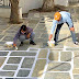 ΠΩΣ ΒΑΦΟΥΝ ΤΙΣ ΨΑΡΟΠΛΑΚΕΣ ΣΤΗΝ ΙΟ - How they paint the fishplates in Ios island