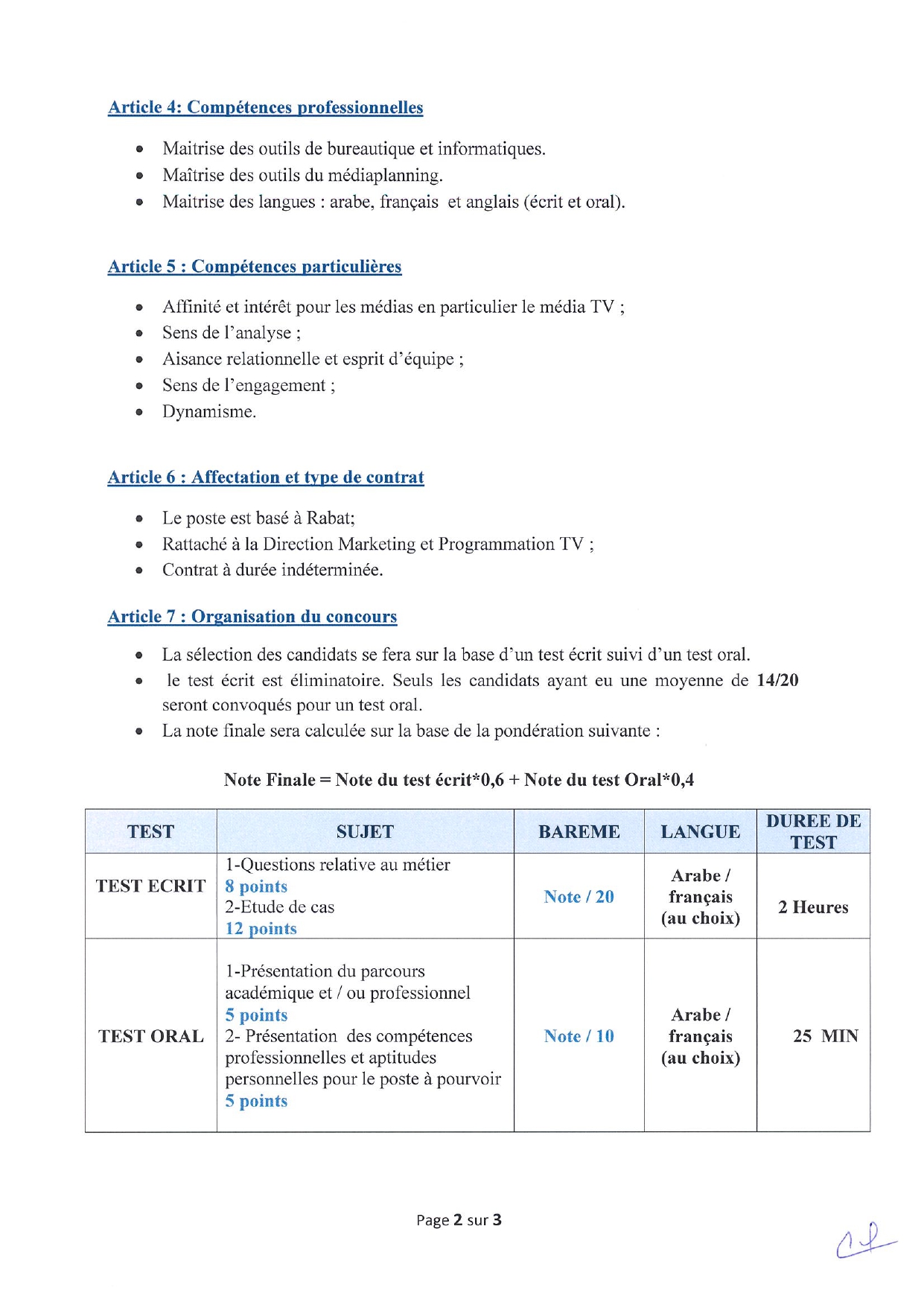 Menu Type Pour Mincir Après 45 Ans SNRT recrute des Chargés de Programmation