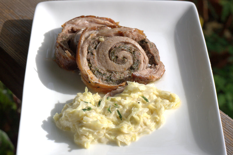 bushcooks kitchen: Rollbraten aus Bauchlappen vom Lamm
