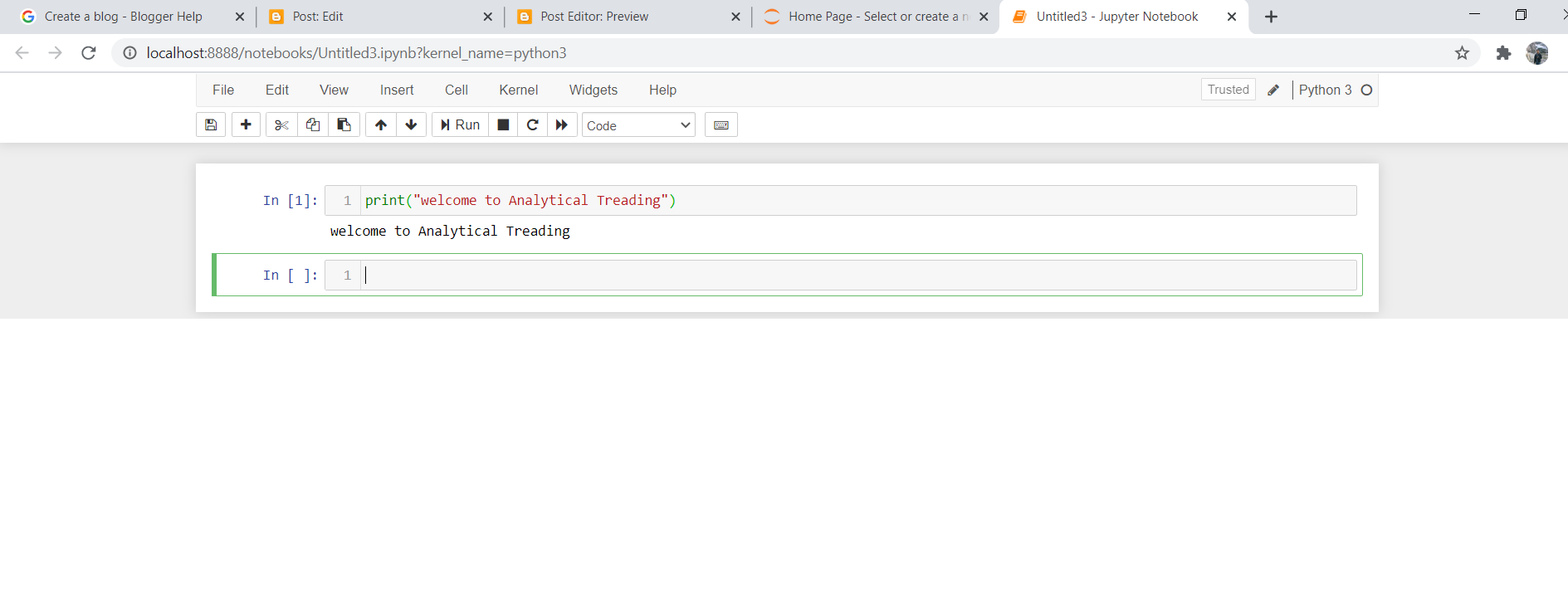 Analytical Treading Part1 Environmental Setup Anaconda Installation