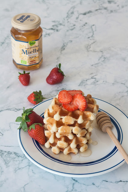 La ricetta dei Waffle al miele