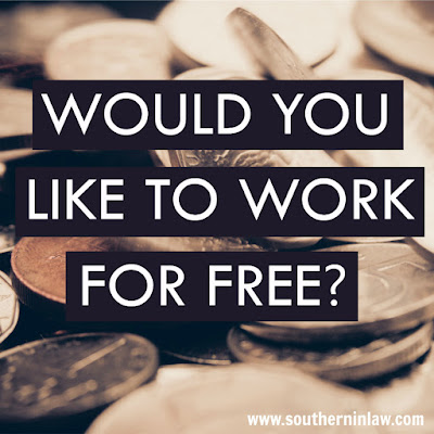 Would You Like to Work For Free? An Open Letter To Brands, Bloggers, PR and Marketers