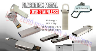 USB Flashdisk Metal (Stainless)