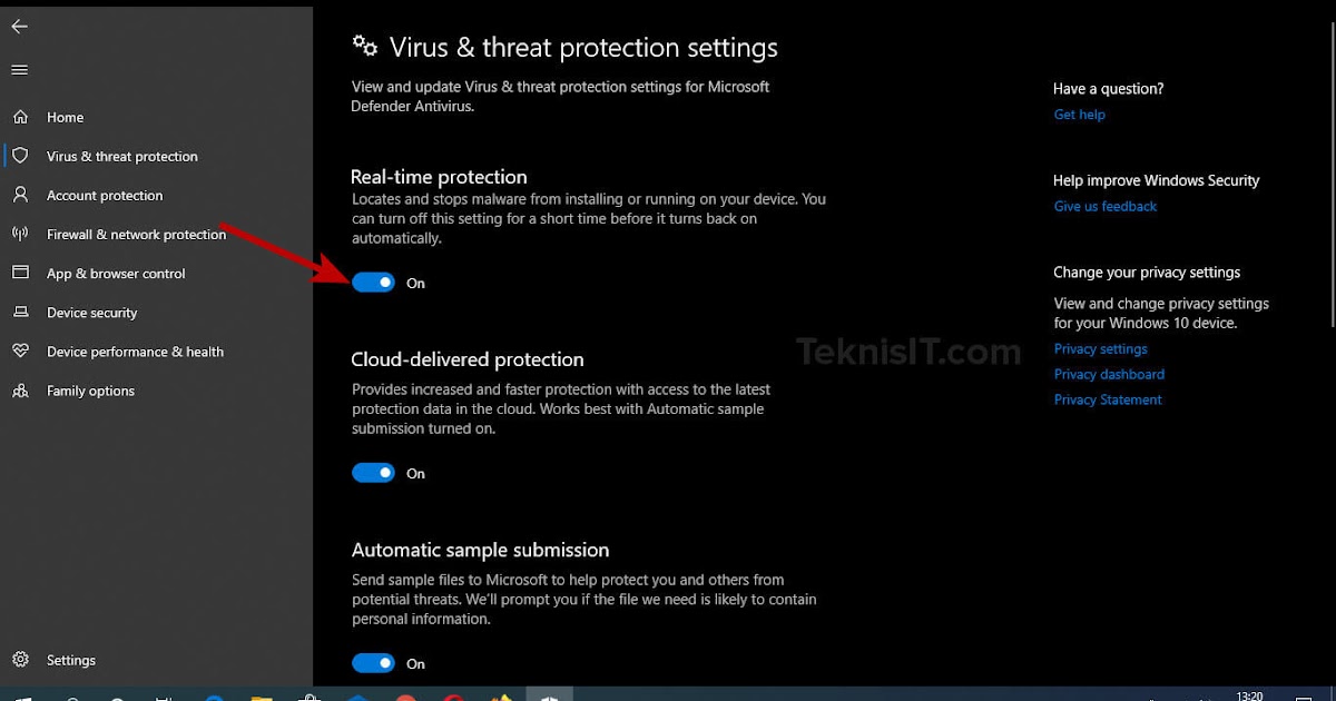Cara Mematikan Antivirus Windows 10 dengan Mudah - TeknisIT.com