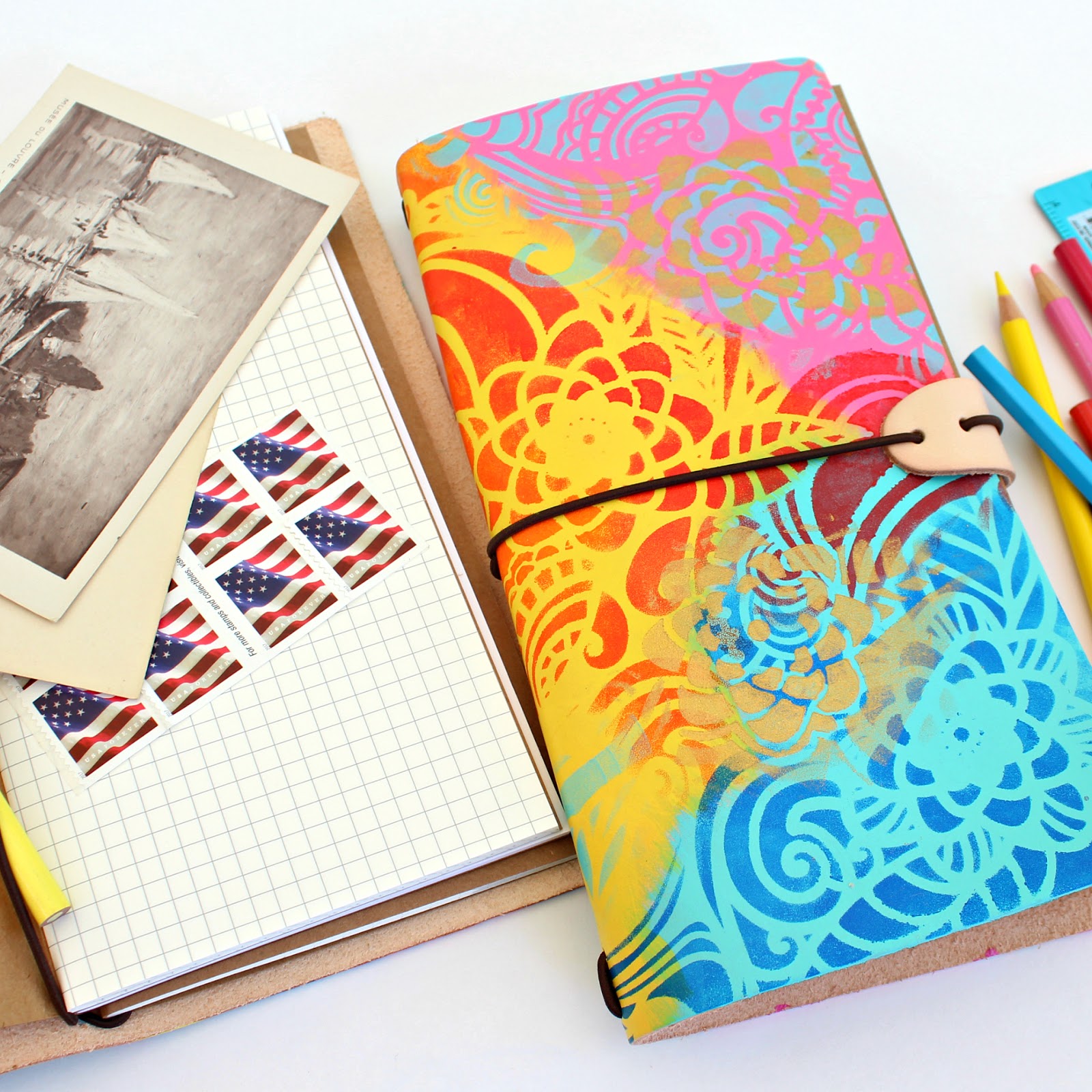 Mark Montano Leather Travel Journal DIY