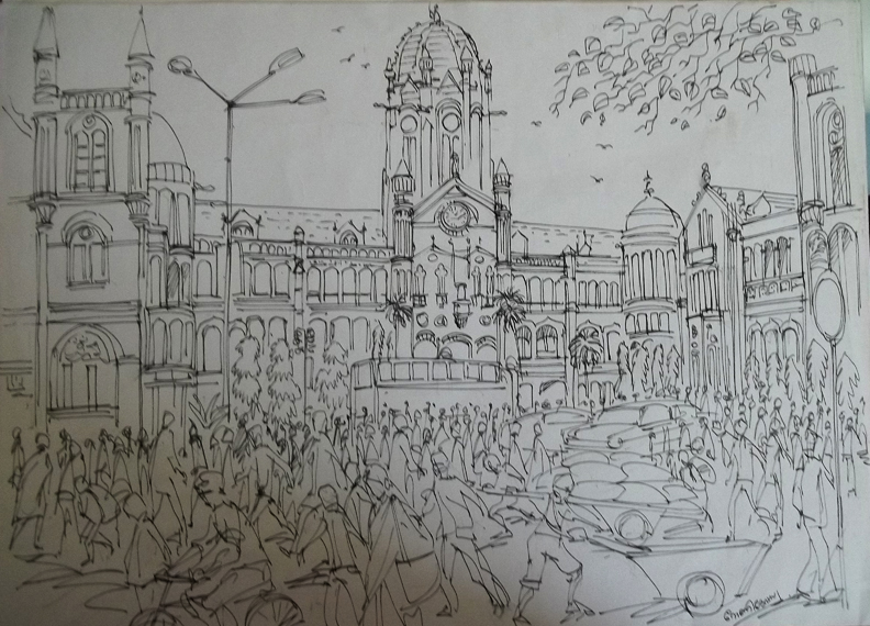 Kaalikkaadan Some of mumbai sketches