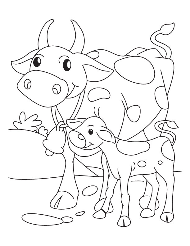 Cow Coloring Page 2 ~ Coloring Pages
