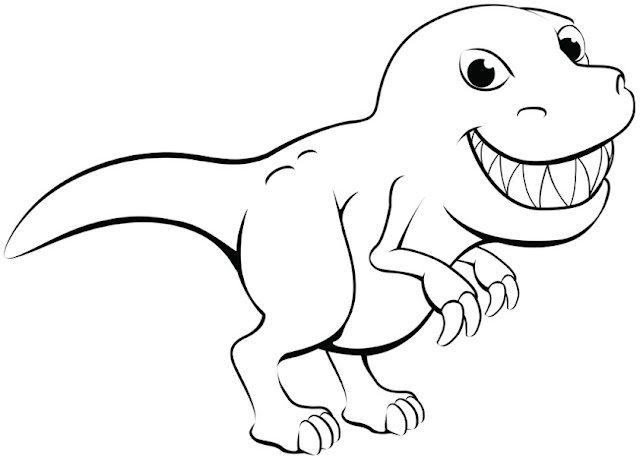 mewarnai gambar dinosaurus air