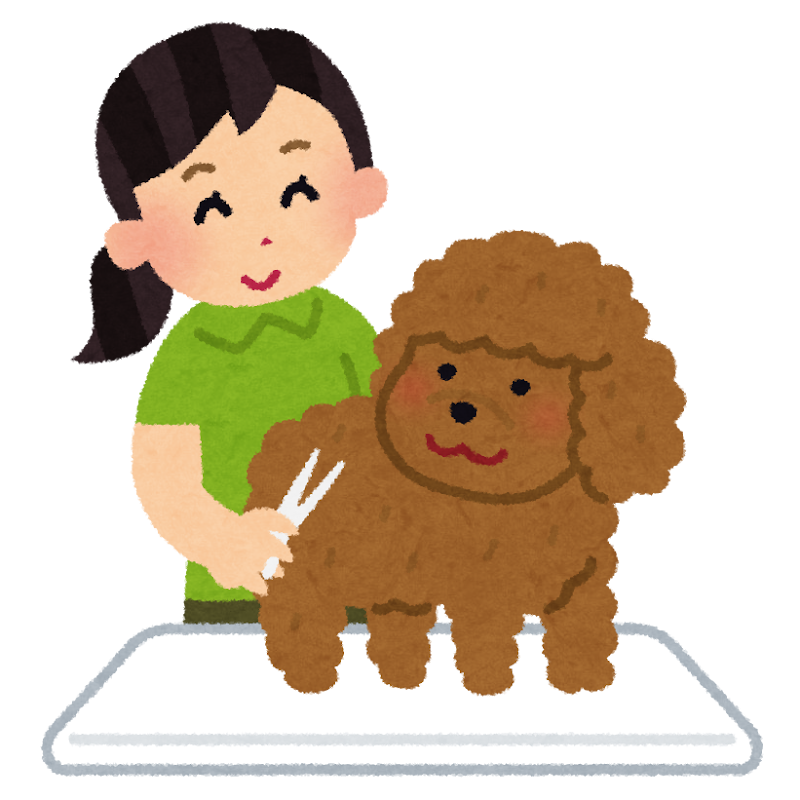 犬のトリミングのイラスト かわいいフリー素材集 いらすとや