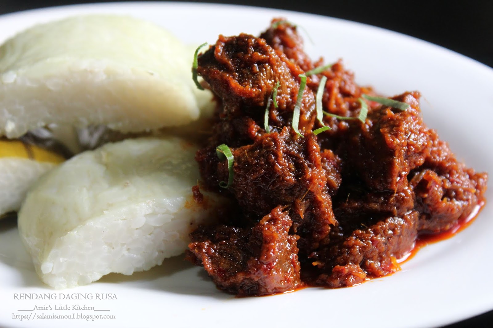 Rendang Daging Rusa - Amie's Little Kitchen
