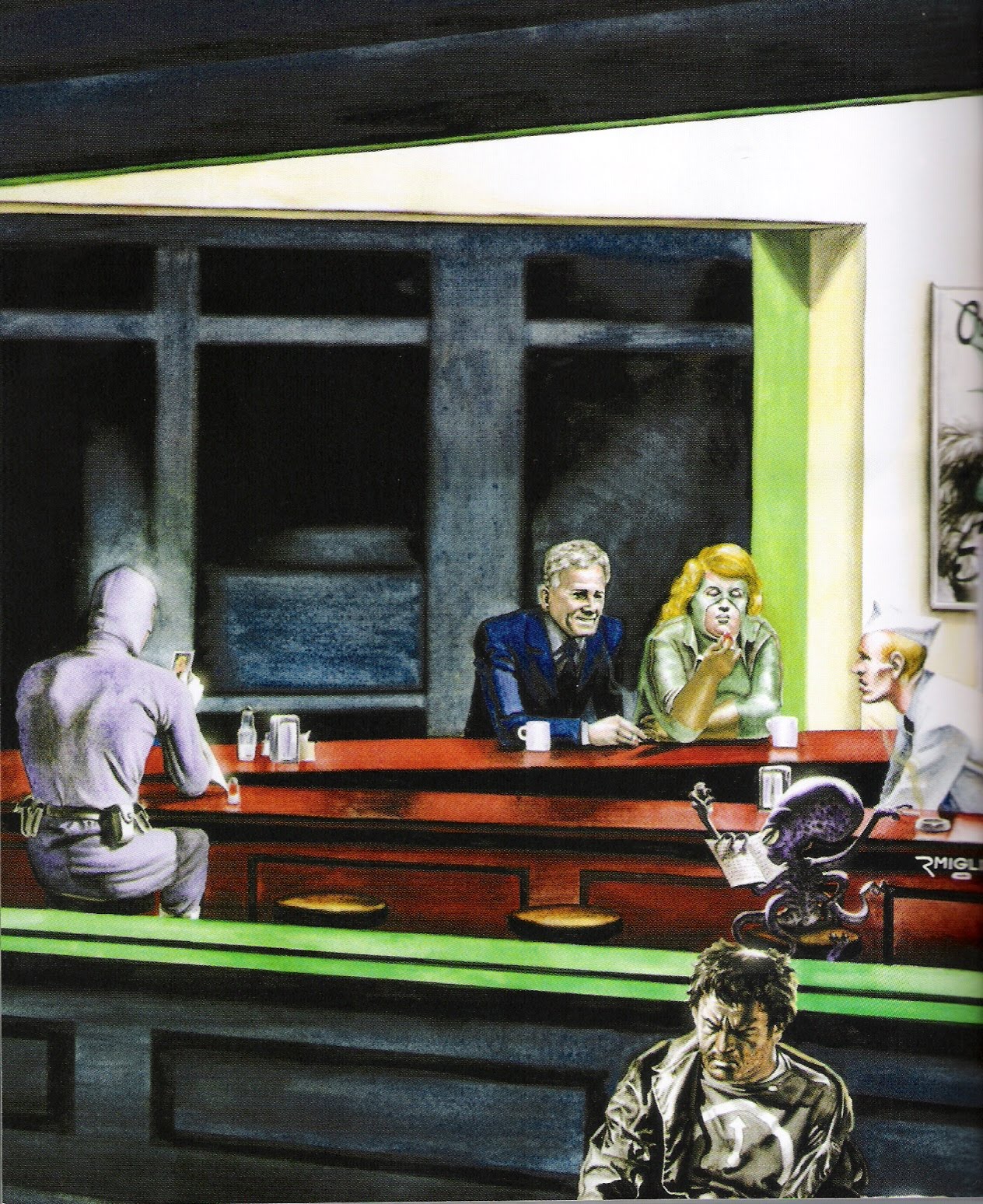 Картина полуночники эдварда хоппера