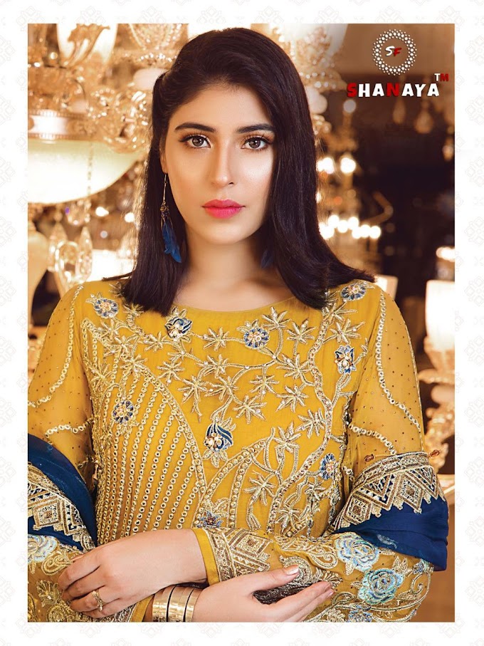 Shanaya Fashion  Rose Blossom Georgette Pakistani Suits Collection In Wholesale Rate