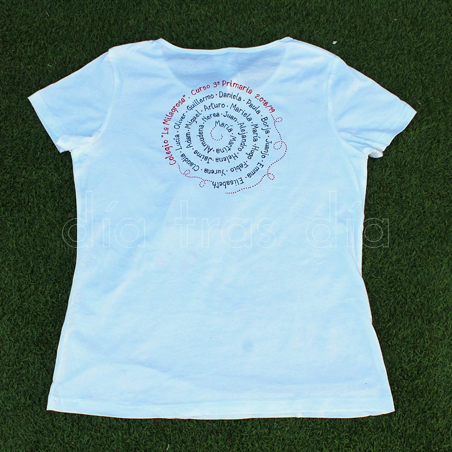 Camiseta maestra personalizada