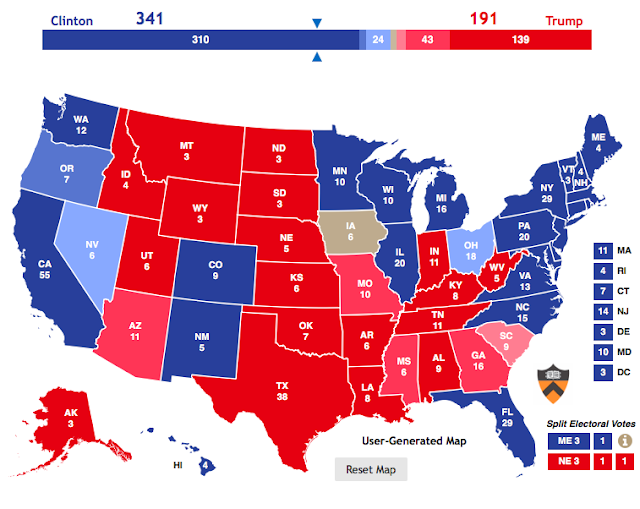 jobsanger: Three New Electoral College Maps Heavily Favor Clinton