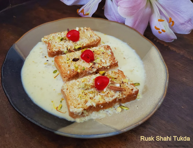 images of Rusk Shahi Tukda / Hot Rusk Shahi Tukra / Shahi Tukda With Rusk / Hot Rusk Pudding