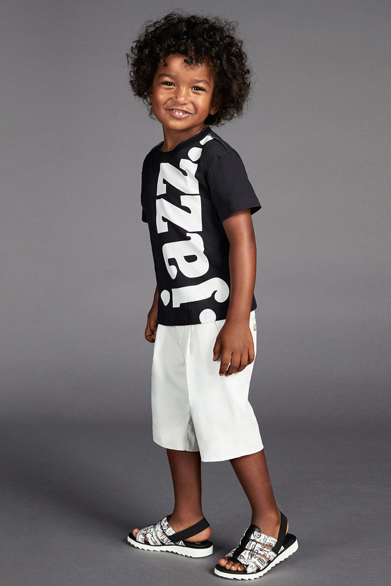 Must Have of the Day: Boys black& white Jazz themed by Dolce &Gabbana