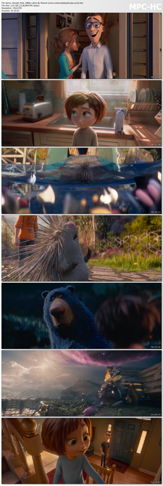 Capturas de la película.
