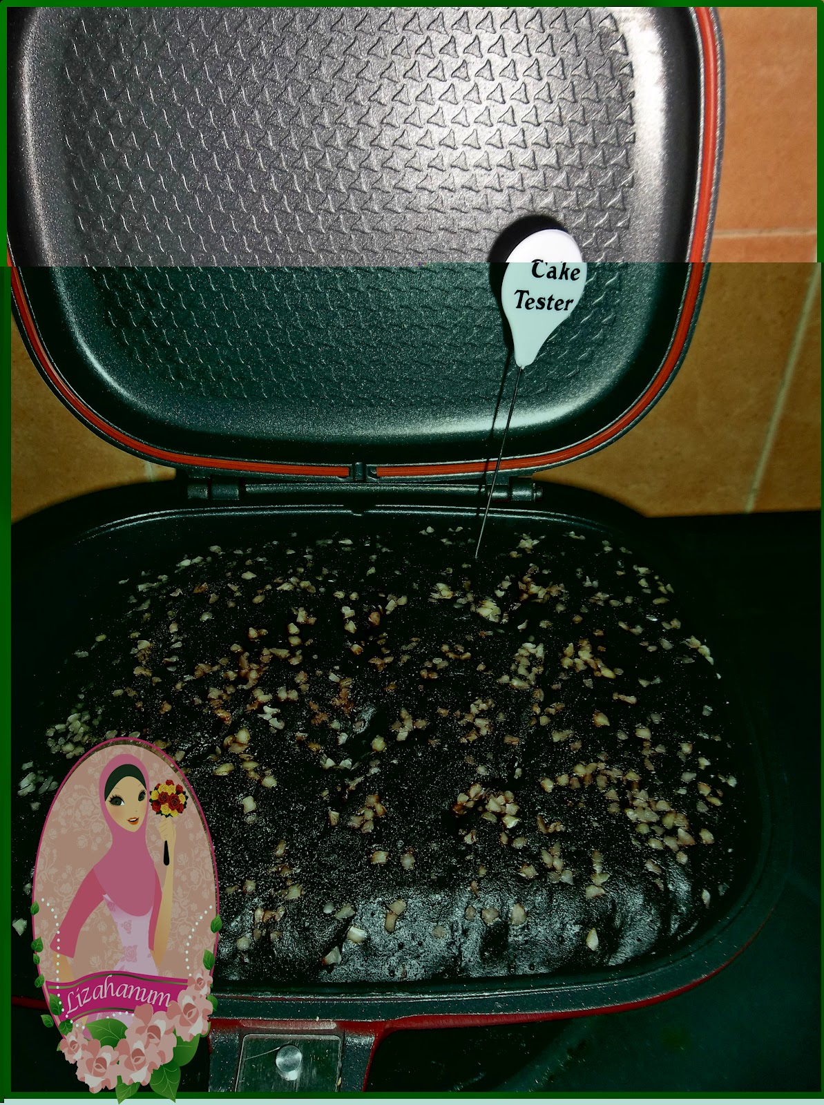 SWEET LIZAHANUM: EGGLESS CHOCOLATE MOIST CAKE.bakar 