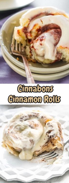 Cinnabons Cinnamon Rolls - SweetiestPlate