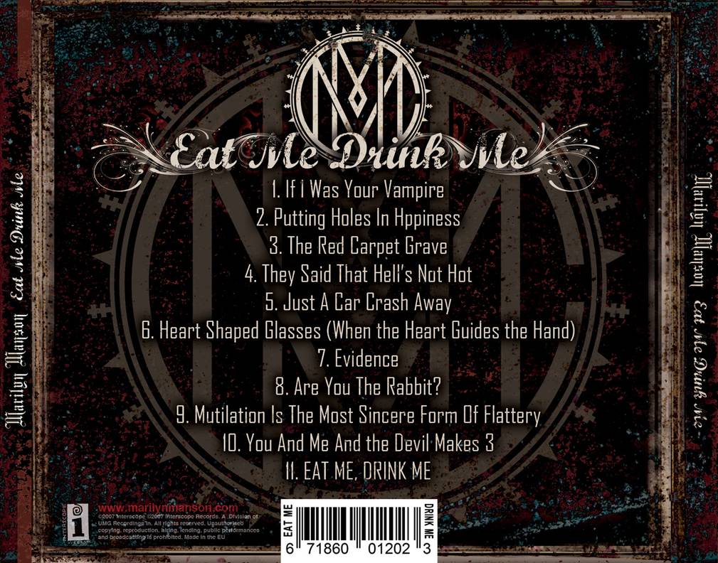 Classic Rock Covers Database Marilyn Manson Eat Me, Drink Me (2007)