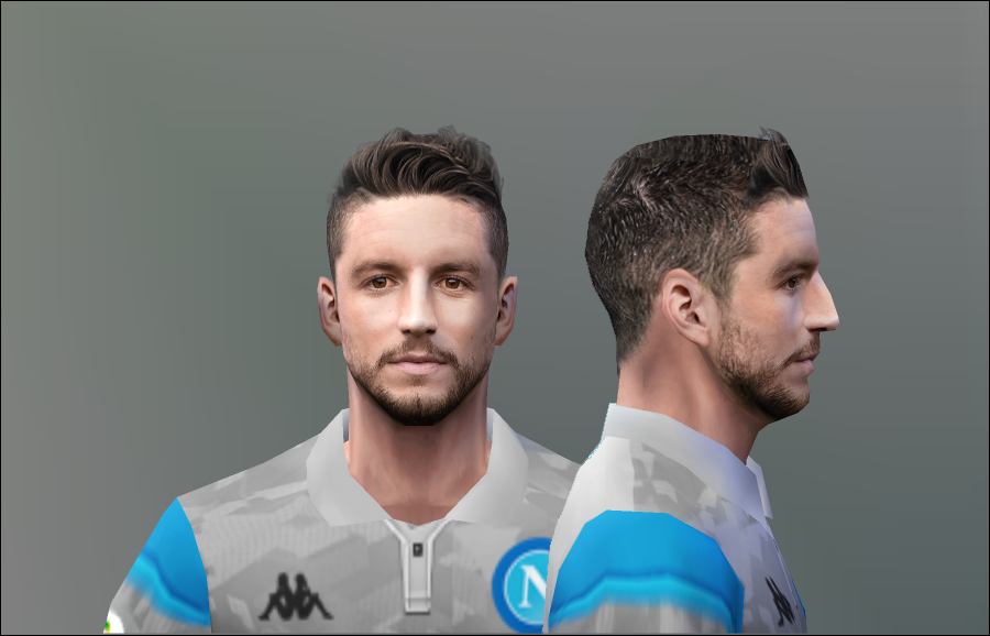 Face Hair Dries Mertens Pes2006 Ssc Napoli Season 2018 19