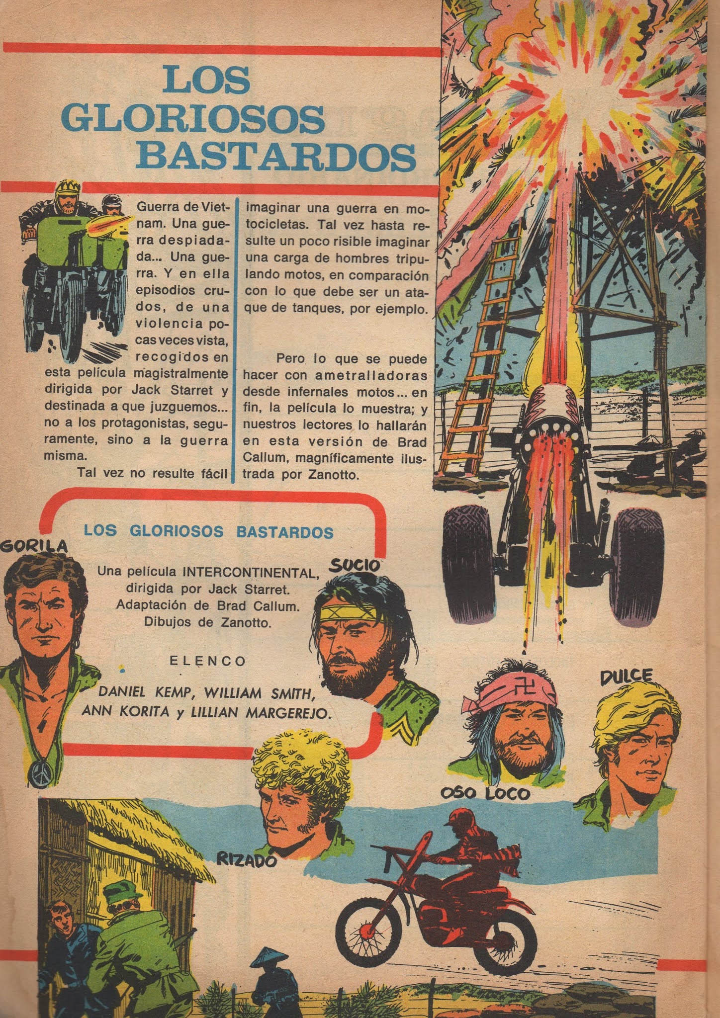 Columberos Los gloriosos bastardos Adaptación de pelicula