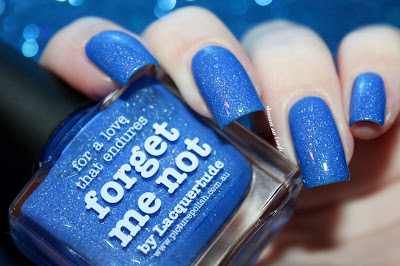 Swatch of the nail polish "Forget Me Not" from Picture Polish