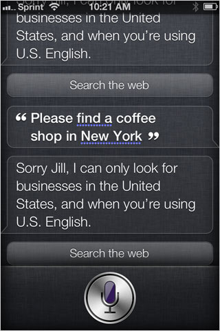 iOS Siri Web