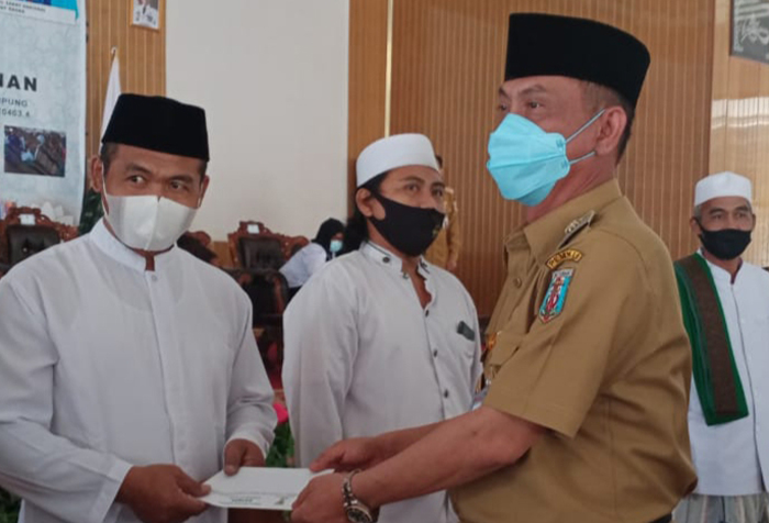 Bayar Zakat di Baznas, Wabup Waykanan : Bentuk Sinergritas Baznas & Pemerintah Daerah
