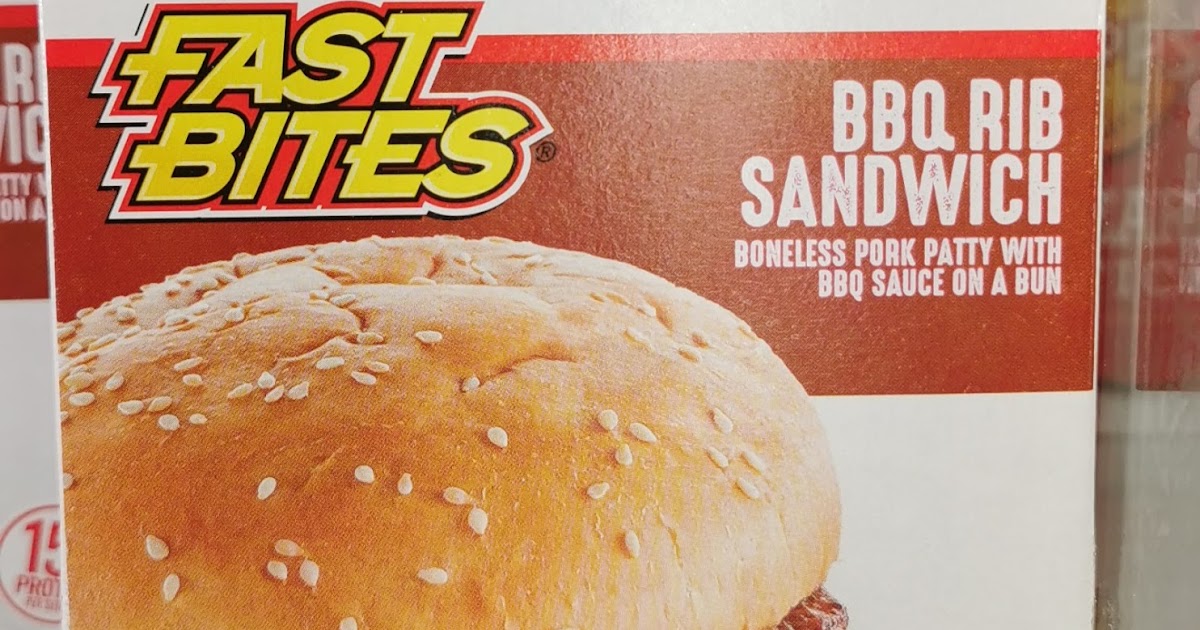 Fast Bites BBQ Rib Sandwich (Dollar Tree)