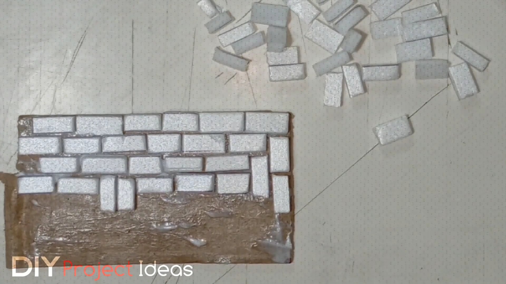 How To Make And Painting Miniature Stone Walls for your Diorama