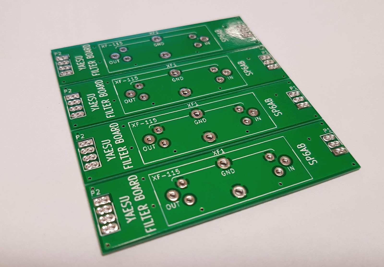 SP6AB radio blog Filter board for Yaesu FT817, FT857, FT897