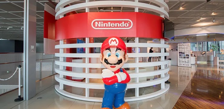 Фотография из офиса компании Nintendo Офис компании Nintendo