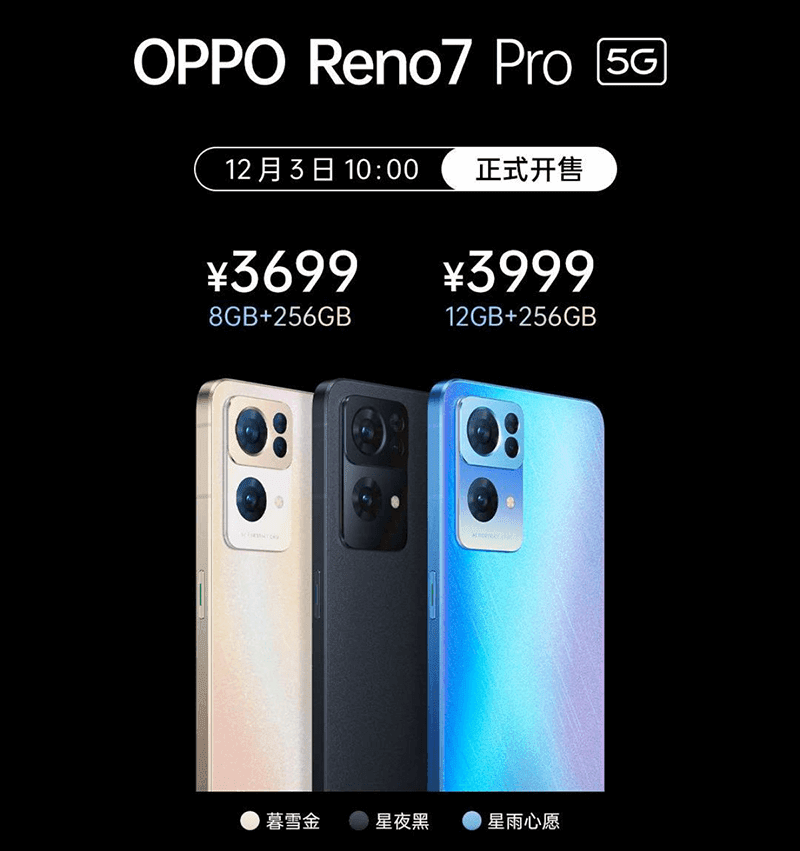 OPPO Reno7 Pro 5G OPPO Reno7 Pro 5G