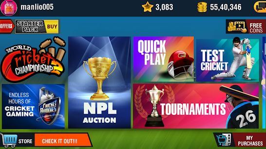 World Cricket Championship 2 MOD APK for Android