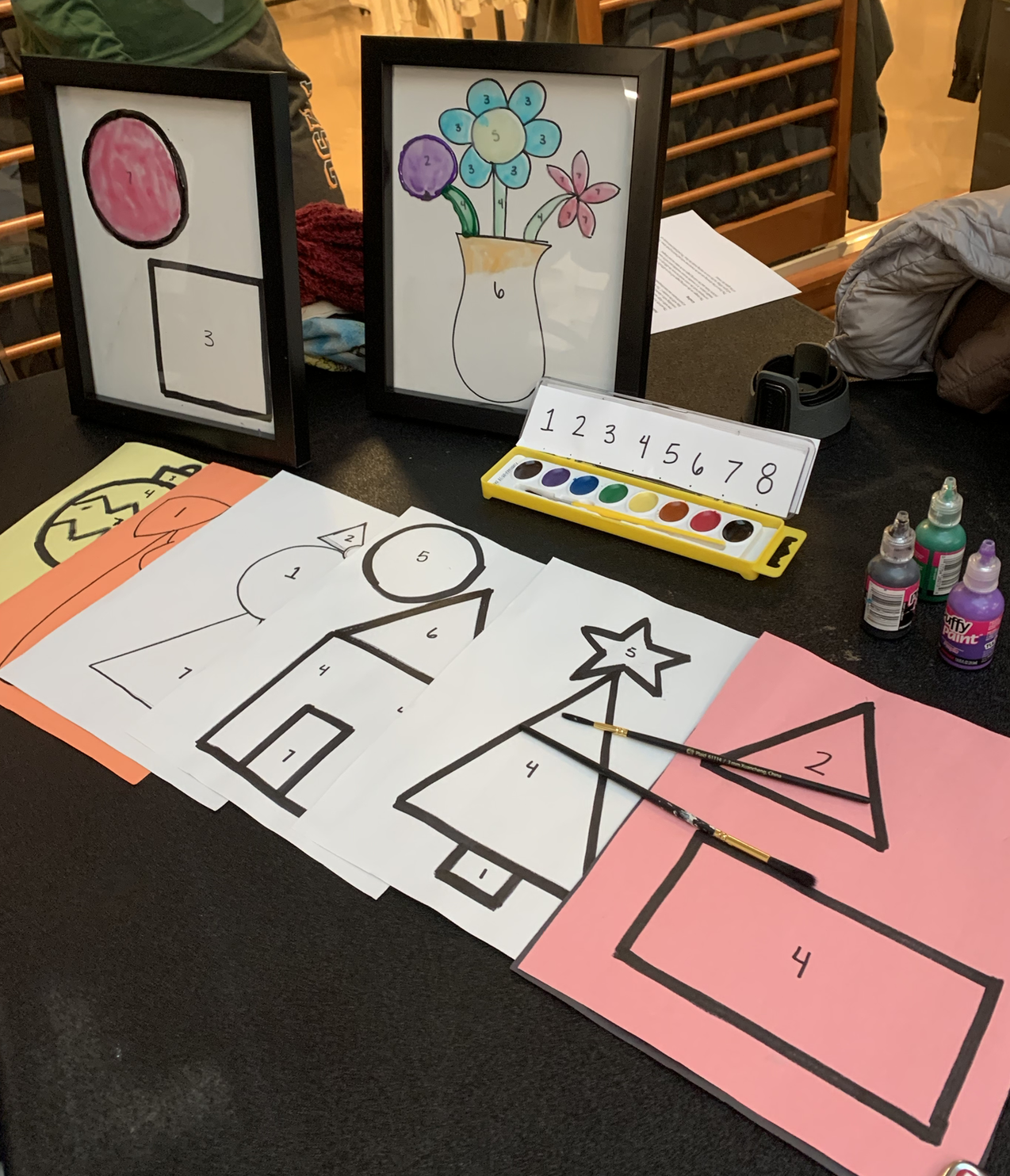 Pediatric Occupational Therapy Tips Paint by Numbers DIY Activity