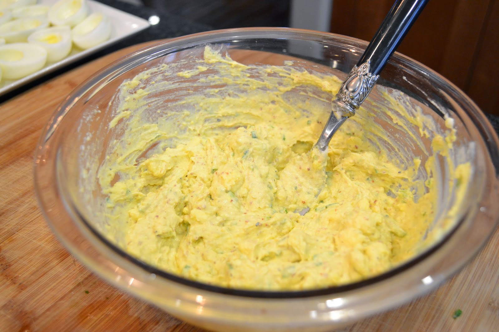 ...with a lil' twist: Greek Yogurt Deviled Eggs