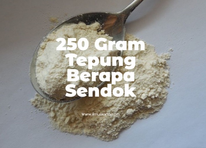 300 gram tepung terigu berapa sendok makan