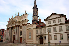 Piazza del Duomo in Alessandria, the city in Piedmont where Giovanni Migliara was born in 1785