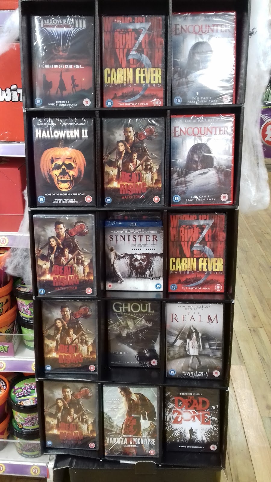 Halloween Vince's dark delights! Poundland DVDs for Halloween 2017