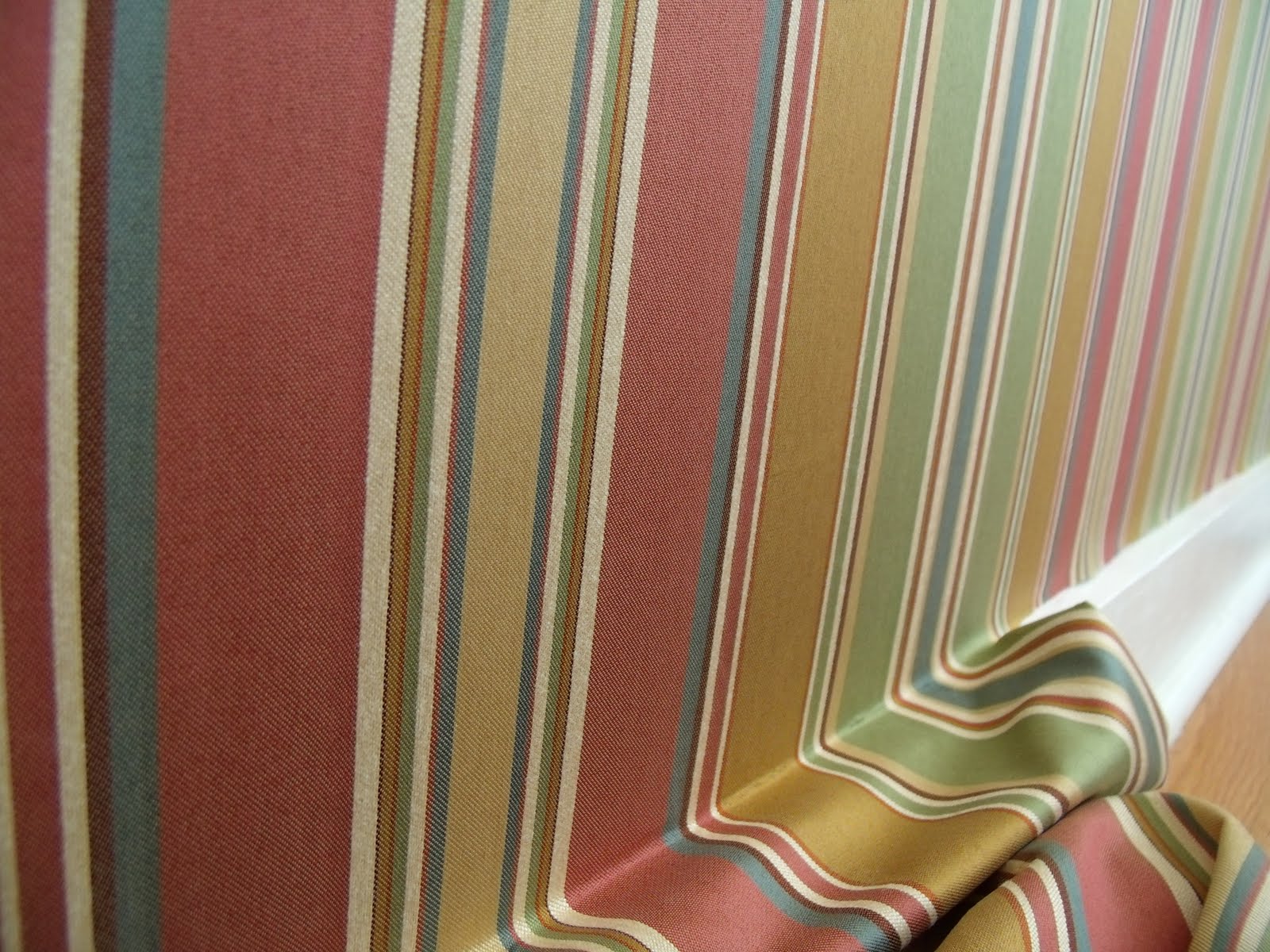 The Glass Family . . DIY Fabric WallCovering