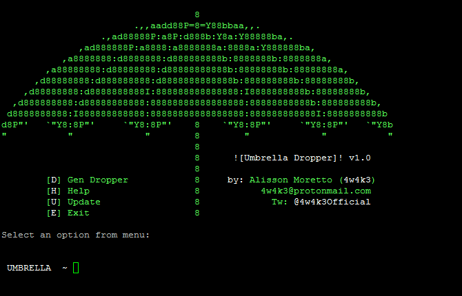 Umbrella Dropper a phishing mechanism